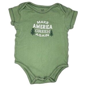Touched By Nature Organic Cotton Unisex Short Sleeve Bodysuit 6-9M Baby
